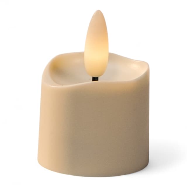 3D LED waxinelichtje DORSETTO oplaadbaar tot 400 uur